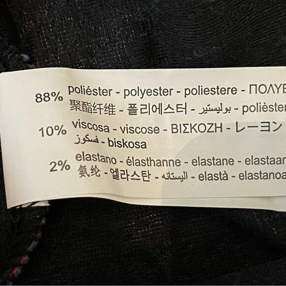 Zara Red Black Print Vacation Cruise Relaxed Fit Tank Dress NWT Size L - Picture 10 of 13